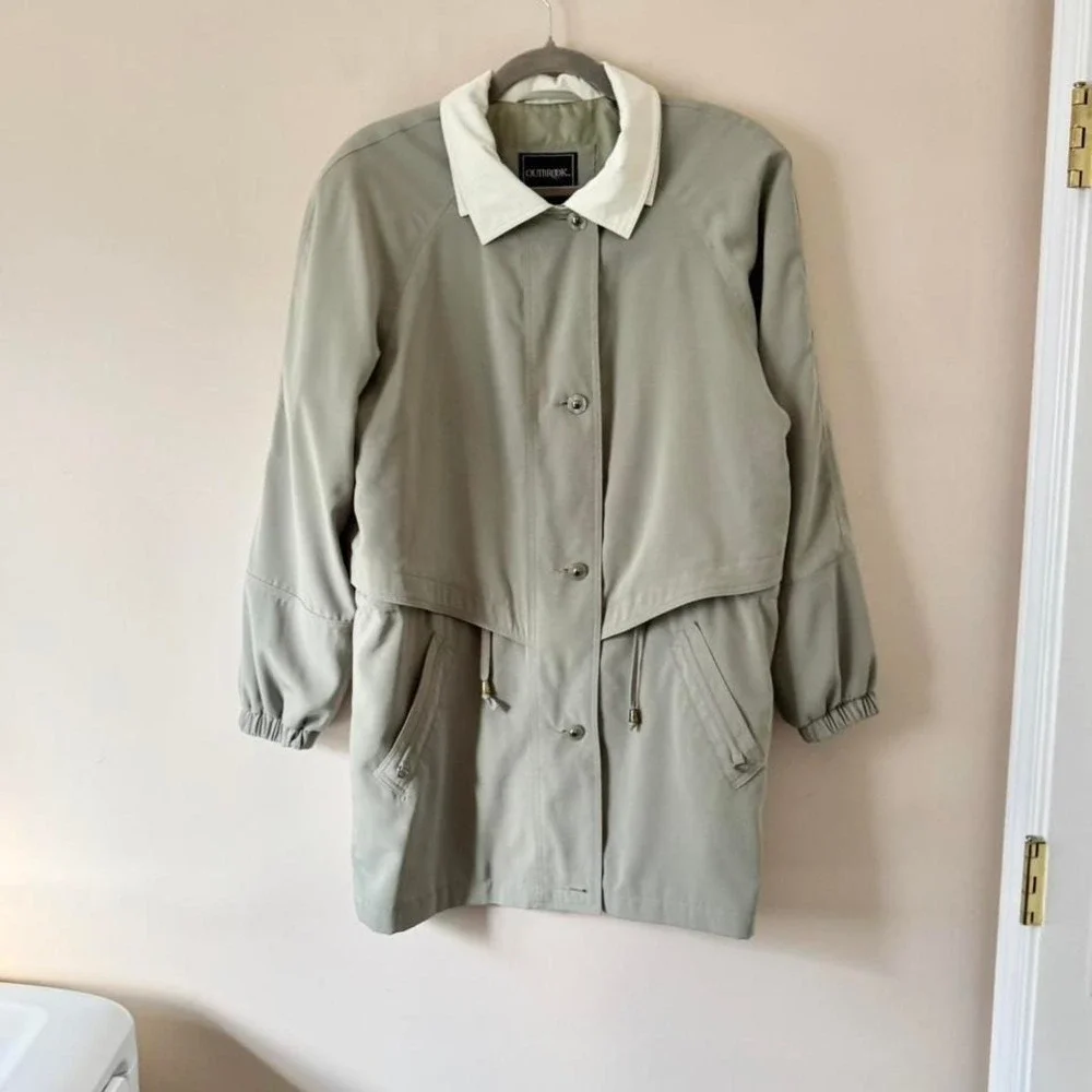 Vintage 90s Mint / Sage Green Jacket